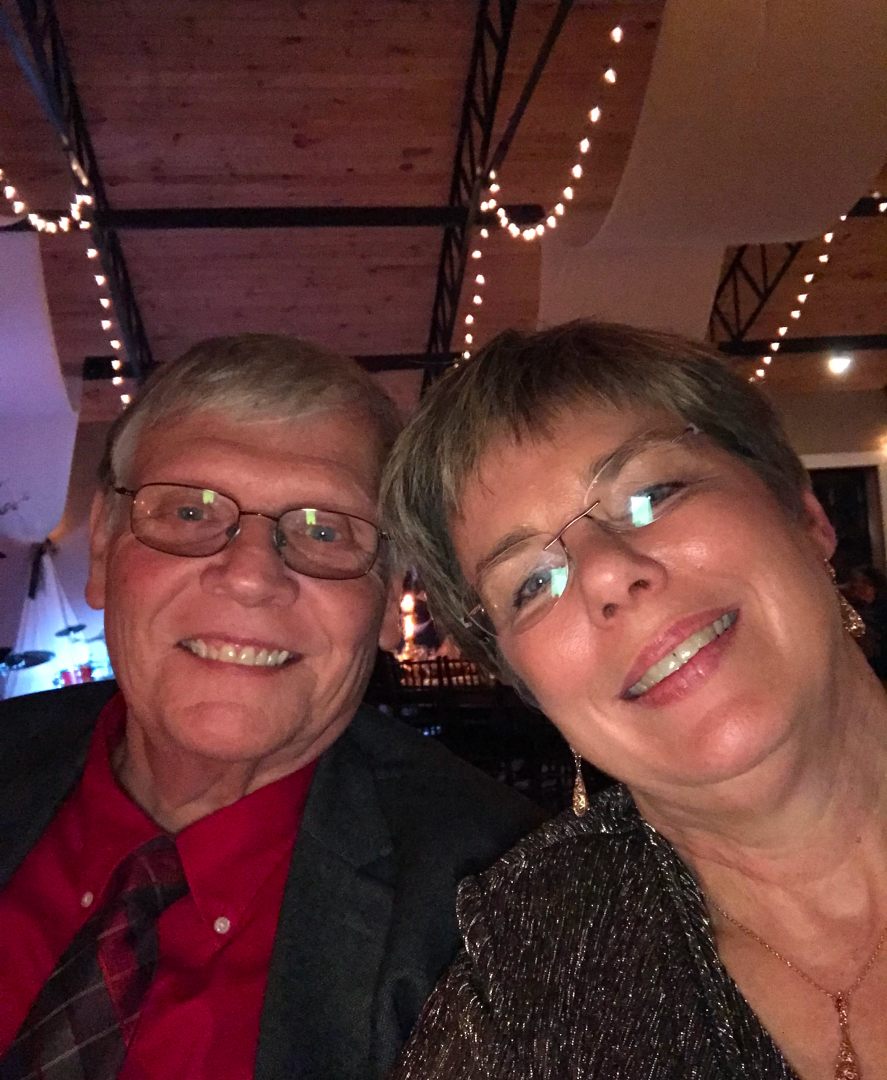 Dr. Linda and her husband, Carl, pictured at the Tux and Tails fundraiser for homeless animals, sponsored by A Better Life Animal Rescue.
